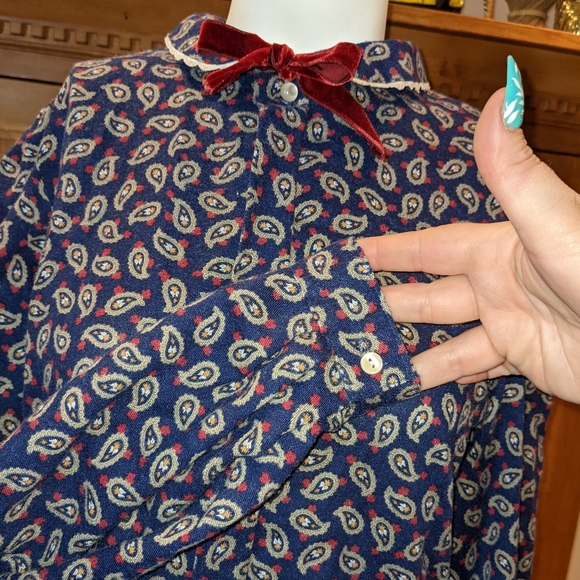 VTG 60's Lanz Originals Blouse Size 8 - Picture 7 of 14